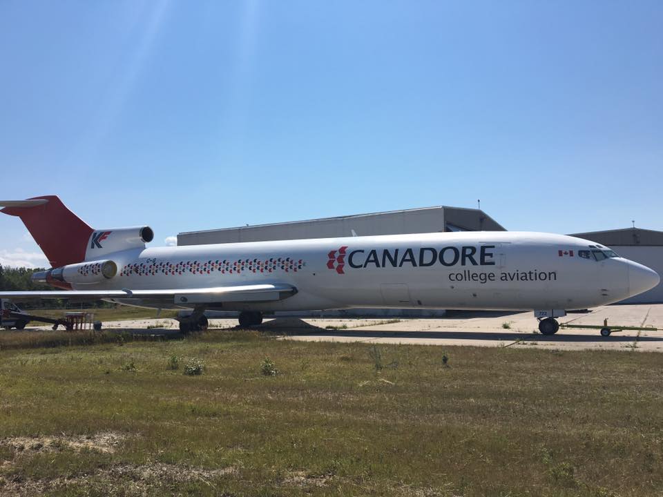 Boeing 727 Airplane Wrap - Canadore College